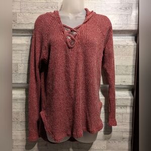 Sadie & Sage Red Knit Sweater